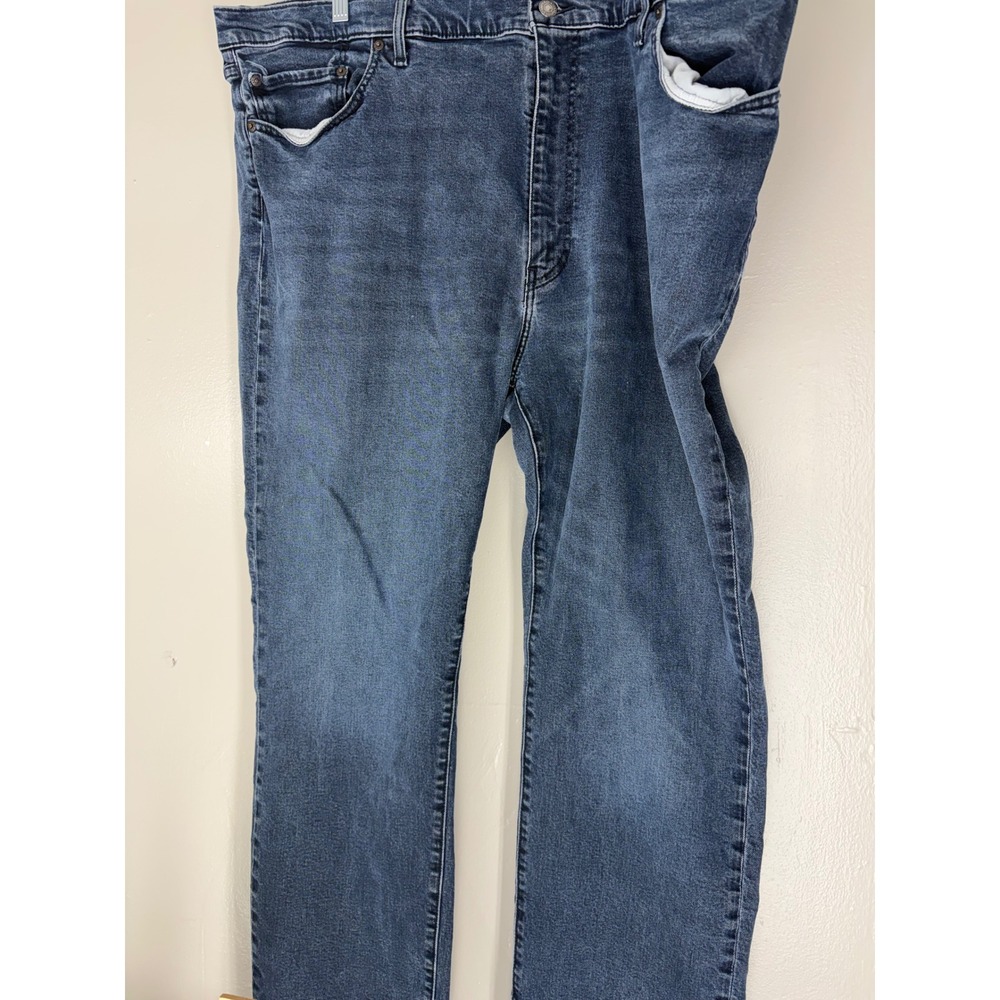 Levis Premium 511 Slim Fit Big E Jeans Blue Denim 50x34 Mens Big and Tall